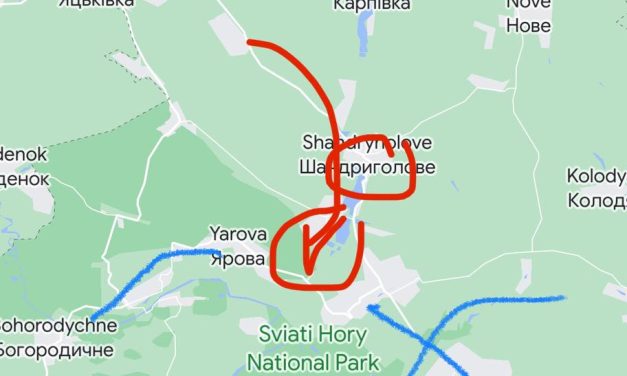 Mappa operazioni a Krasny Lyman (Lyman)