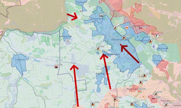 Avanzata a Lisichansk