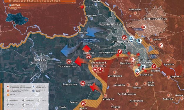 Conquistata la raffineria di petrolio di Lisichansk