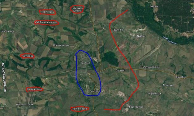 Ucraini nel calderone presso Lisichansk